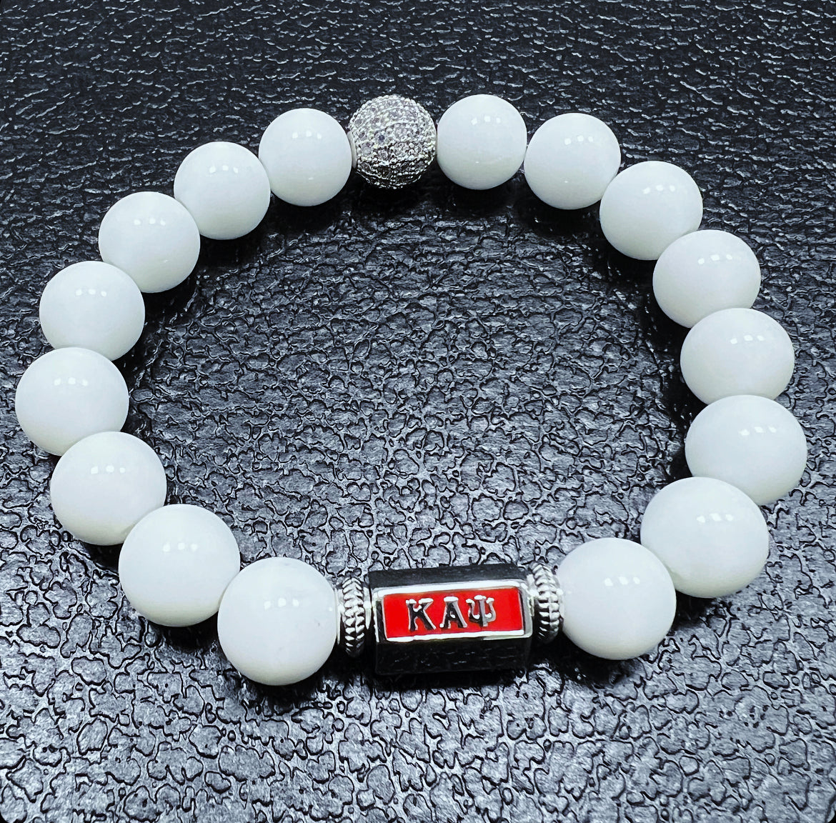 Kappa Alpha Psi Beaded Bracelet