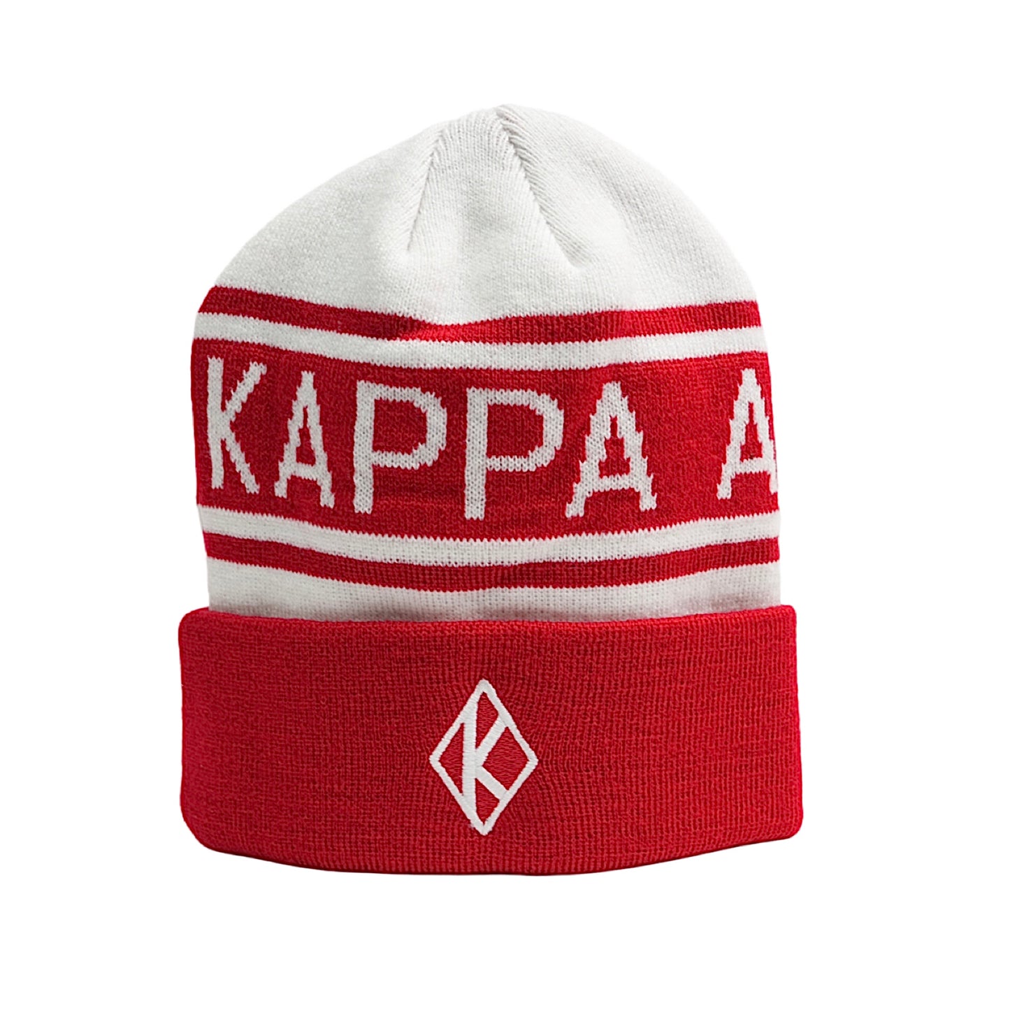 Keep Warm And Stylish With a High Quality Knitted Kappa Alpha Psi Embroidered Beanie from Nupe Kave. Big Greek Lettered Embroidered Fisherman Beanie / Cap. The perfect Head Gear to Keep You Styling and Warm.