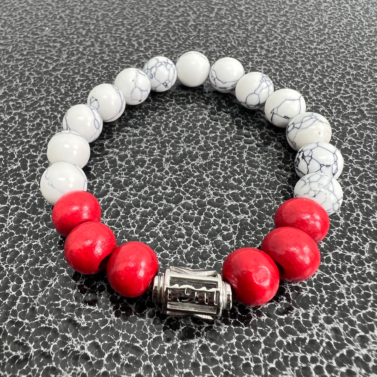 Kappa Alpha Psi Wooden Beaded Bracelet