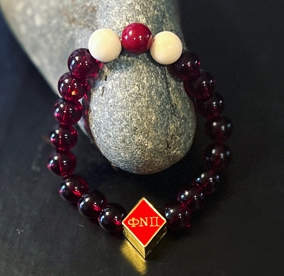 Kappa Alpha Psi Beaded Bracelet