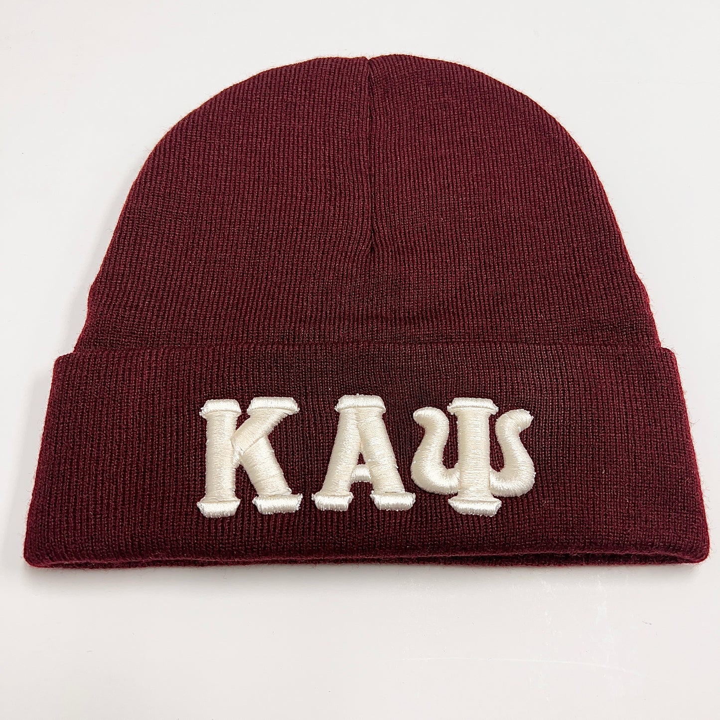 This beanie is perfect for any occasion, whether you're heading out for a night with Nupes or running errands during the day. The beanie is made from high-quality materials, ensuring that it will last for years to come. Get your hands on this must-have accessory today and show the world your Kappa Alpha Psi spirit!