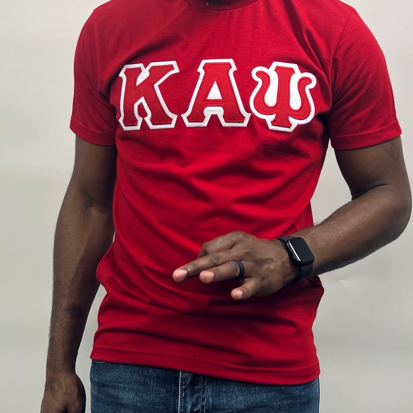 This Kappa Alpha Psi Fraternity Embroidery Shirt is a must-have for any member of the organization. The red shirt features stunning embroidery that proudly displays the Fraternity's letters . It is perfect for any occasion, whether you are attending a formal event or just hanging out with the Nupes .