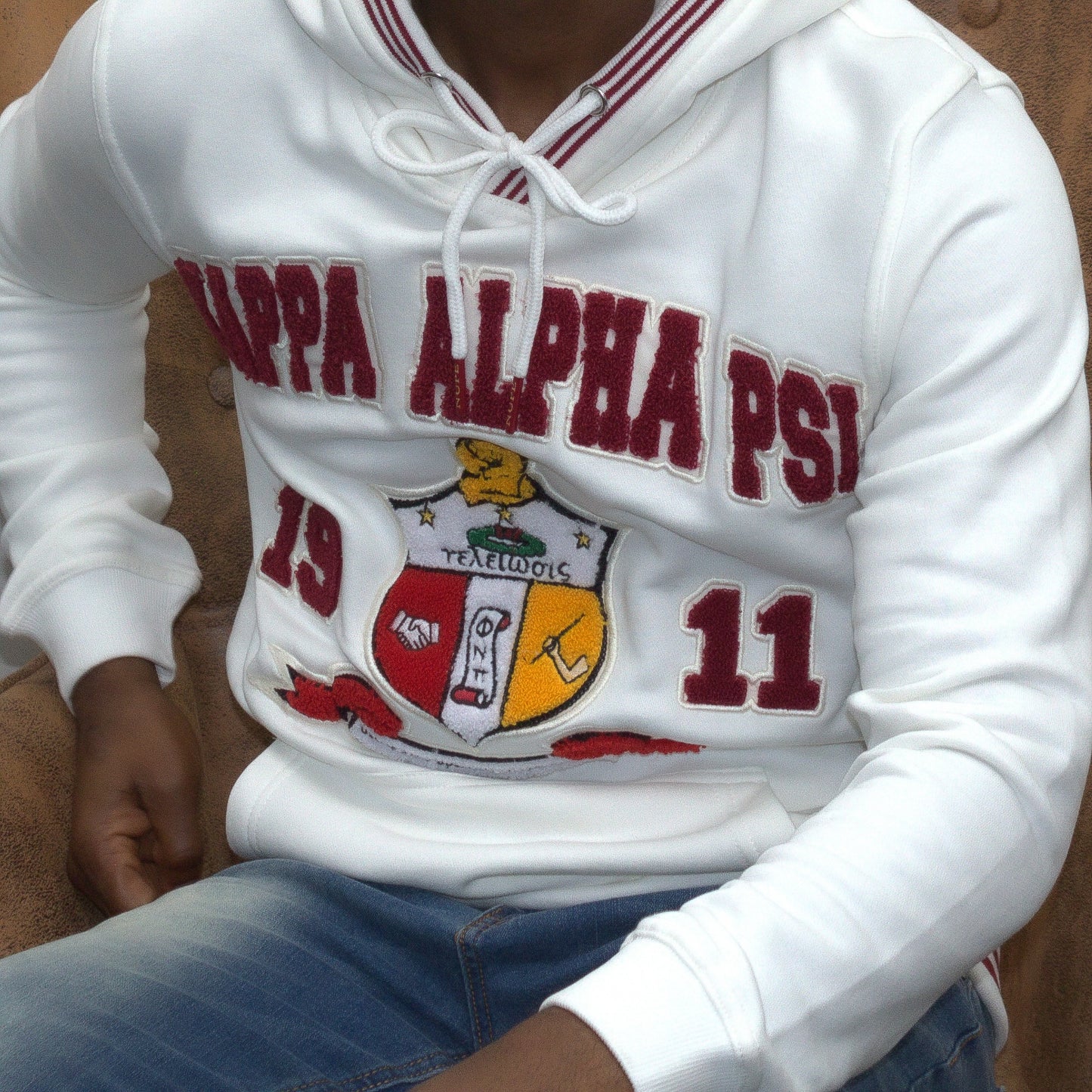 Exklusive Off White ΚΑΨ Shield Hoodie