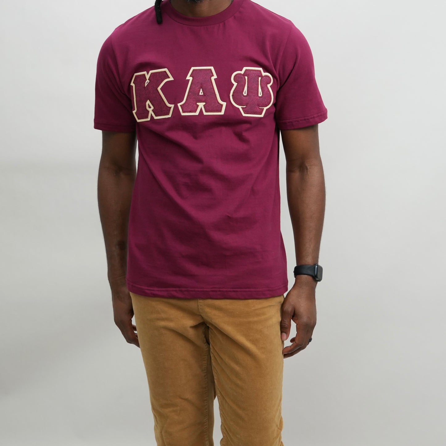 Premium Basic Dark Crimson T-Shirt is a staple for any wardrobe. Made of pure cotton, this crimson/cream-colored tee offers a soft feel against the skin and is designed to keep up with your daily activities without fuss. The short sleeves and classic crew neck provide a timeless look that's perfect for any casual occasion.