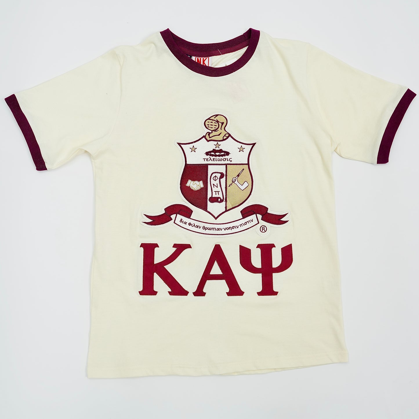 Kappa Alpha Psi Shield Cream Ring T Shirt