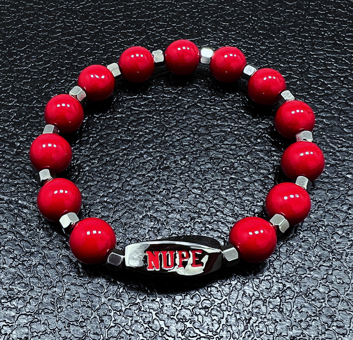 Kappa Alpha Psi “NUPE” Beaded Bracelet
