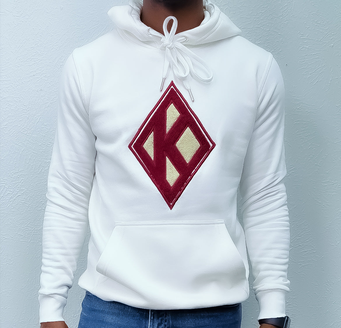 Floating K Off White Hoodie