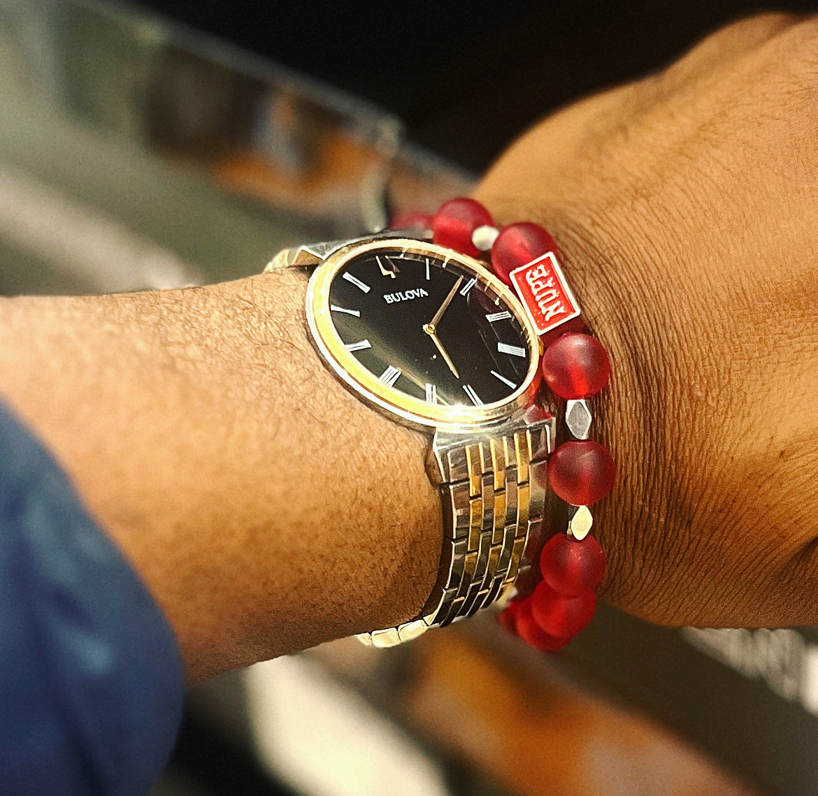 Kappa Alpha Psi Beaded Bracelet