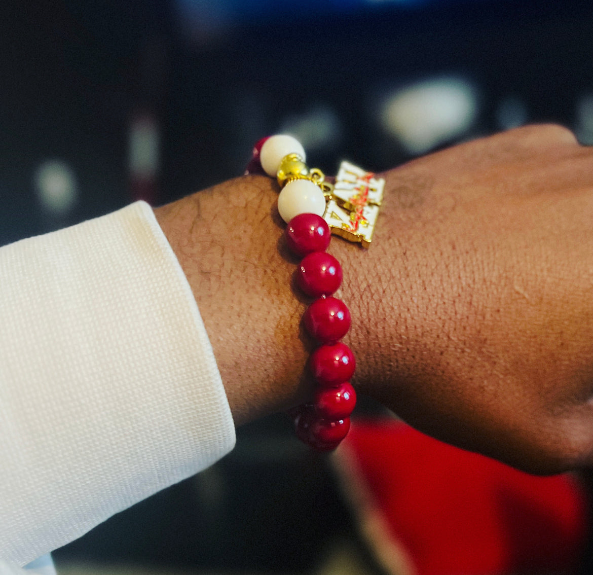 Kappa Alpha Psi Beaded Bracelet