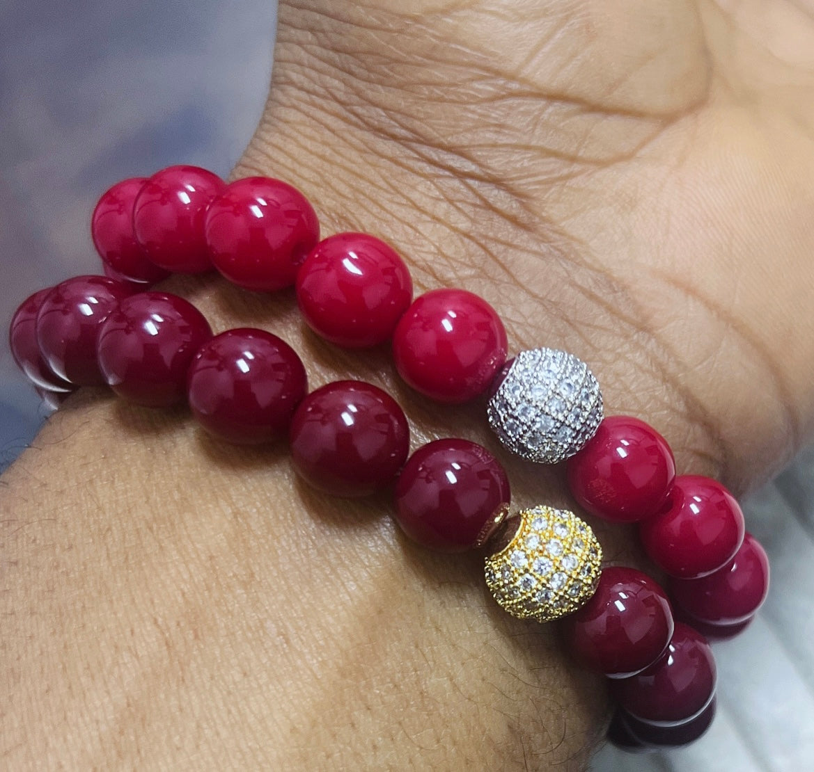 Kappa Alpha Psi Beaded Bracelet