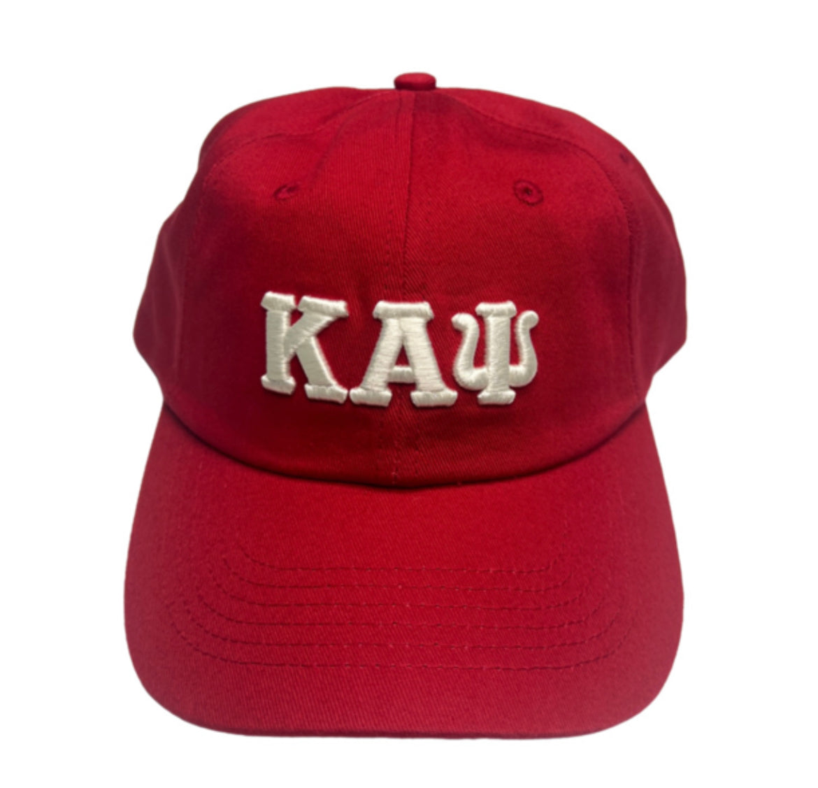 Made with high-quality materials, this hat is durable and built to last. The crimson color is bold and eye-catching, making it a great addition to any outfit. Whether you're a member of Kappa Alpha Psi or just a fan, this hat is a great way to show your support and love for the organization.