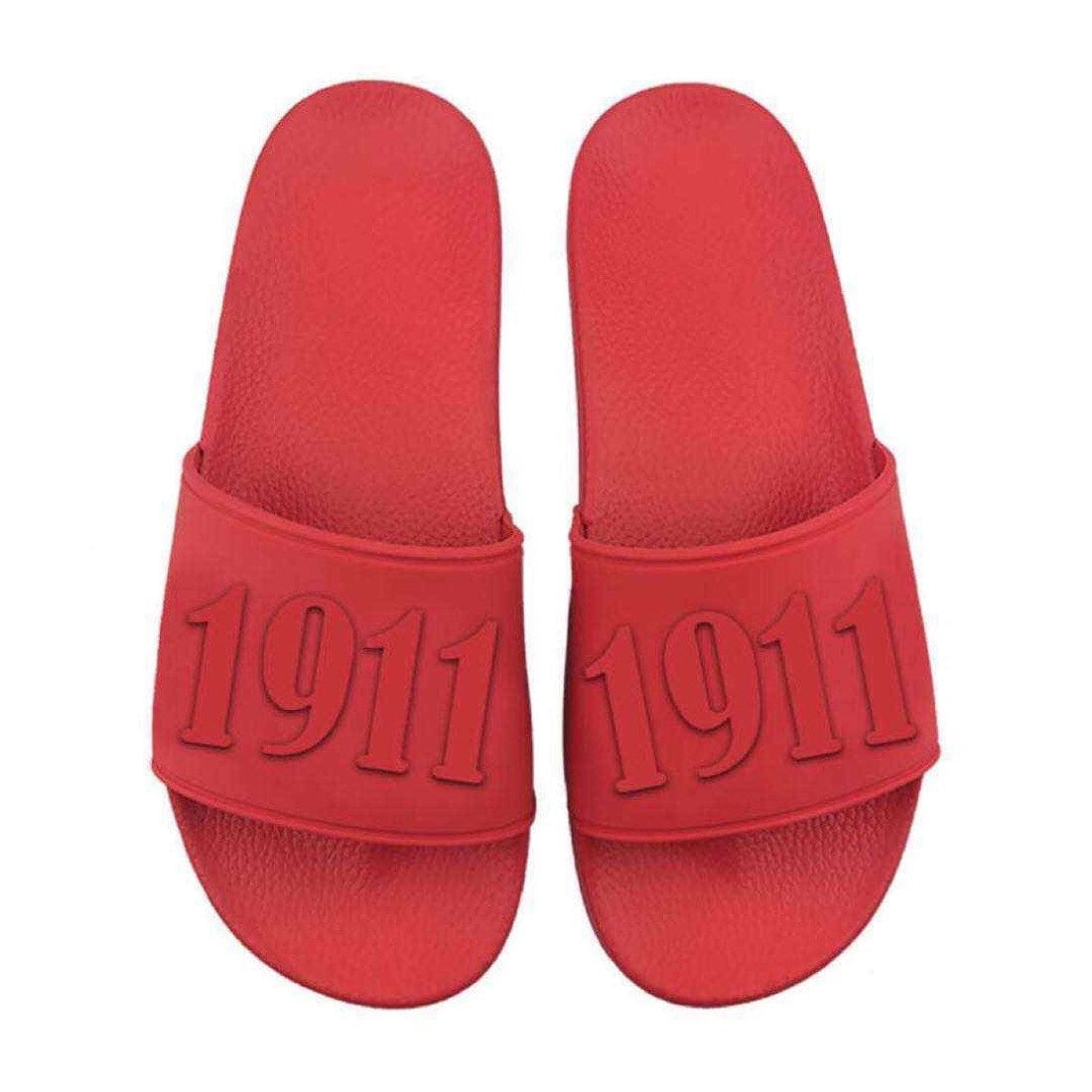 Check out our new KAPPA ALPHA PSI GREEK SLIDES. Treat your feet to these fun and stylish Kappa Alpha Psi footwear collection. Represent the coolest frat with these stylish, fashionable and comfortable slide / sandals. These slides are made with a sturdy sole and are meant to last. Awesome for a casual day, use on the beach, pool, gym and or Just Relaxing at home. You may wish to purchase a size larger than your normal size to maximize your comfort.