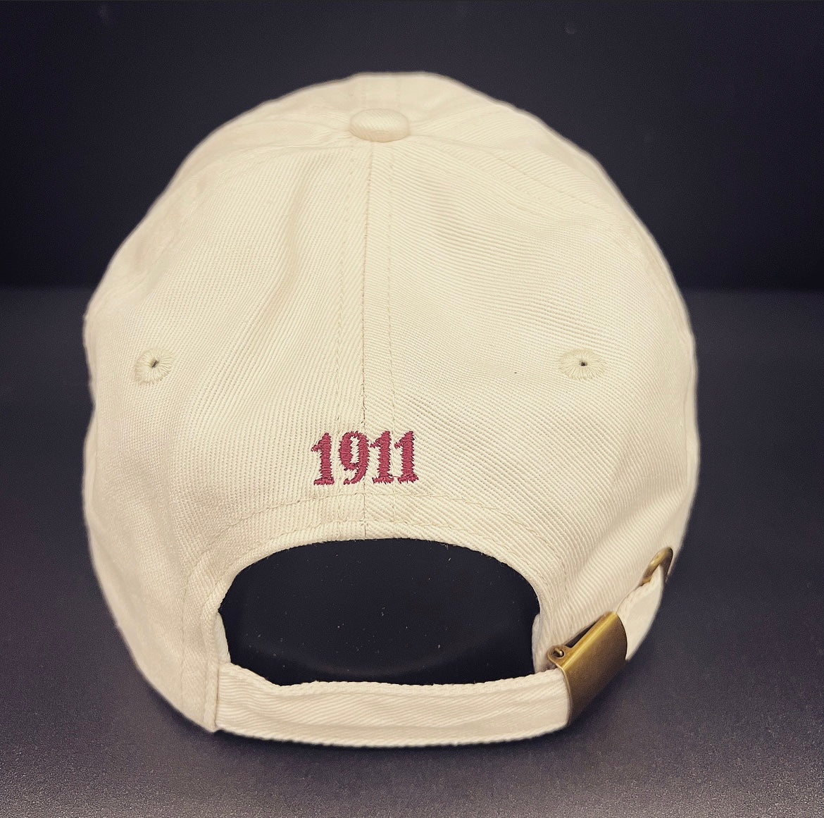 Made with high-quality materials, this hat is durable and built to last. The crimson color is bold and eye-catching, making it a great addition to any outfit. Whether you're a member of Kappa Alpha Psi or just a fan, this hat is a great way to show your support and love for the organization.
