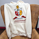 Shield Chenille Embroidery Cream Hoodie