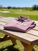 Kappa Alpha Psi Classic Fit Performance Crimson Striped Polo Shirt
