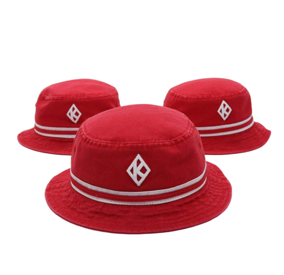Whether you're out on a sunny day or simply looking for a stylish accessory, this hat is a must-have for any Kappa Alpha Psi member . Made with high-quality materials, it is sure to last for years to come. So why wait? Order your Kappa Alpha Psi floating K bucket hat today and show your pride in style!

