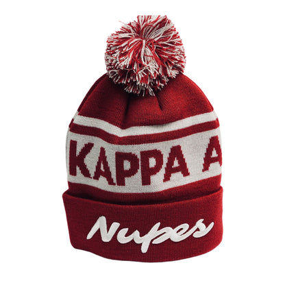 This Kappa Alpha Psi beanie is a must-have for any member of the fraternity . It is a stylish and comfortable accessory that can be worn for any occasion. The beanie features the iconic Nupe logo, making it a great addition to any collection.