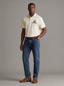 Kappa Alpha Psi Acadia White Coat of Arm Polo Cotton Polo