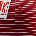 Kappa Alpha Psi Refined Crimson Stripe Short Sleeve Polo