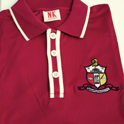 Kappa Alpha Psi Crimson Polo Shirt