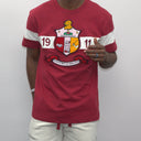 Kappa Alpha Psi Crimson Chenille Shield T Shirt