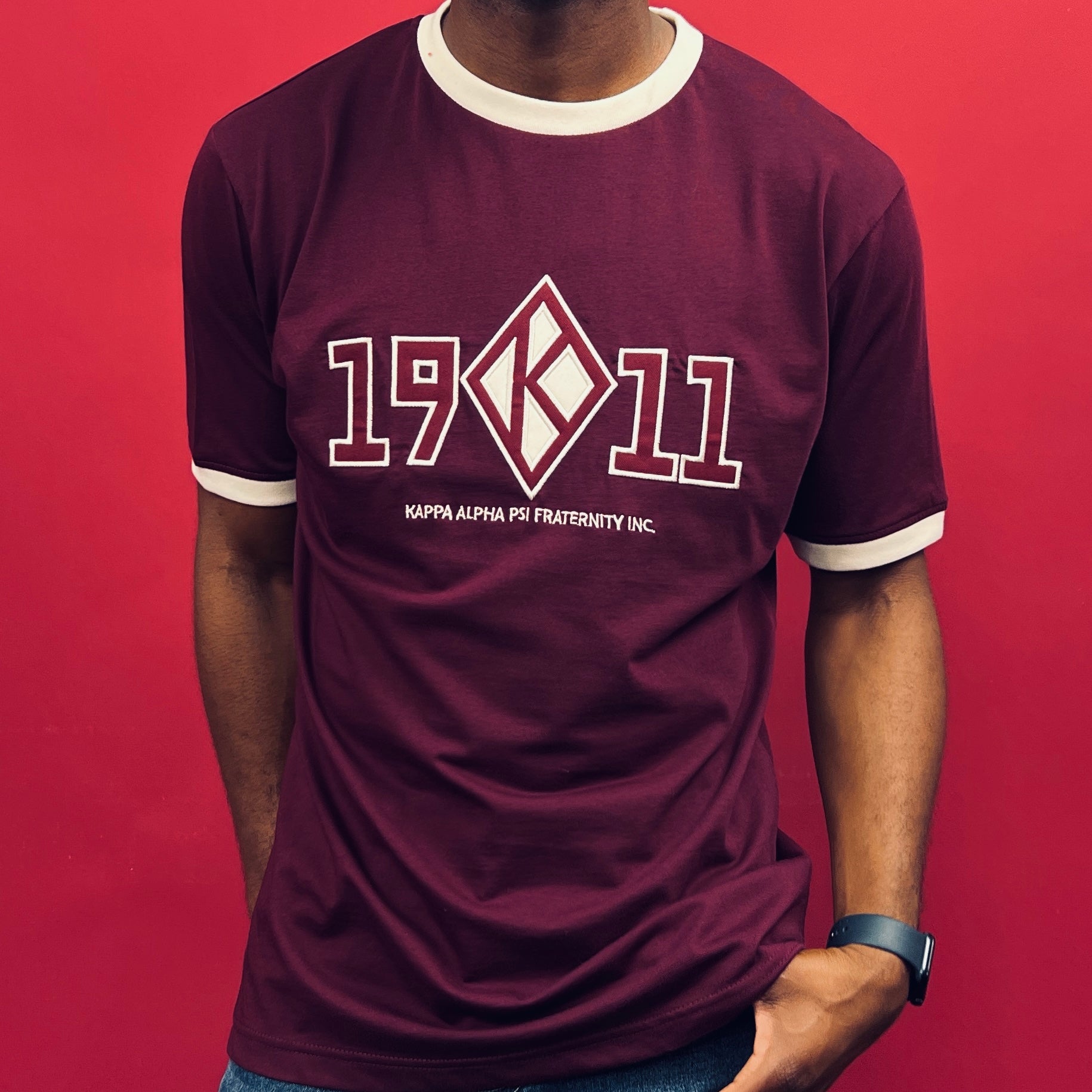 This Kappa Alpha Psi Diamond K 1911 Shirt is a must-have for any Fraternity collector. Show off your pride and represent your organization with this stunning shirt. The shirt features the iconic Diamond K emblem of Kappa Alpha Psi, which was founded in 1911.