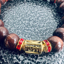 Kappa Alpha Psi Wooden Beaded Bracelet