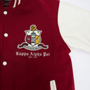 Kappa Alpha Psi Varsity Jacket Crimson and Cream Limited Edition