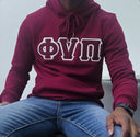 Phi Nu Pi  Dark Crimson Hoodie
