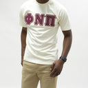 This Kappa Alpha Psi “Phi Nu Pi” cream T-shirt is a must-have for any fraternity member. Show off your organization’s pride with this stylish and comfortable shirt. The shirt is made of high-quality material and is perfect for any casual occasion. The design is eye-catching and unique, making it stand out from the rest. Whether you’re at a party or just hanging out with Nupes, this T-shirt is sure to make a statement. Add it to your collection today and wear your pride on your sleeves.