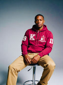 Kappa Alpha Psi Crimson Coat Of Arms Hoodie