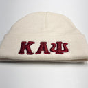 Show off your love for Kappa Alpha Psi with this cream beanie. This collectible item is a perfect addition to your historical memorabilia collection. Represent your favorite fraternal organization with pride and add this beanie to your wardrobe today. Perfect for any occasion, this beanie is sure to spark conversations and show off your unique style.