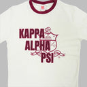 The Kappa Alpha Psi Shield Short Sleeve T-shirt is a stylish and comfortable option for Nupes looking to represent their brand. Made by the Nupe Kave, this t-shirt features a short sleeve design, perfect for everyday wear. Whether worn casually or dressed up, this shirt is a great choice for any member of the Kappa Alpha Psi fraternity.