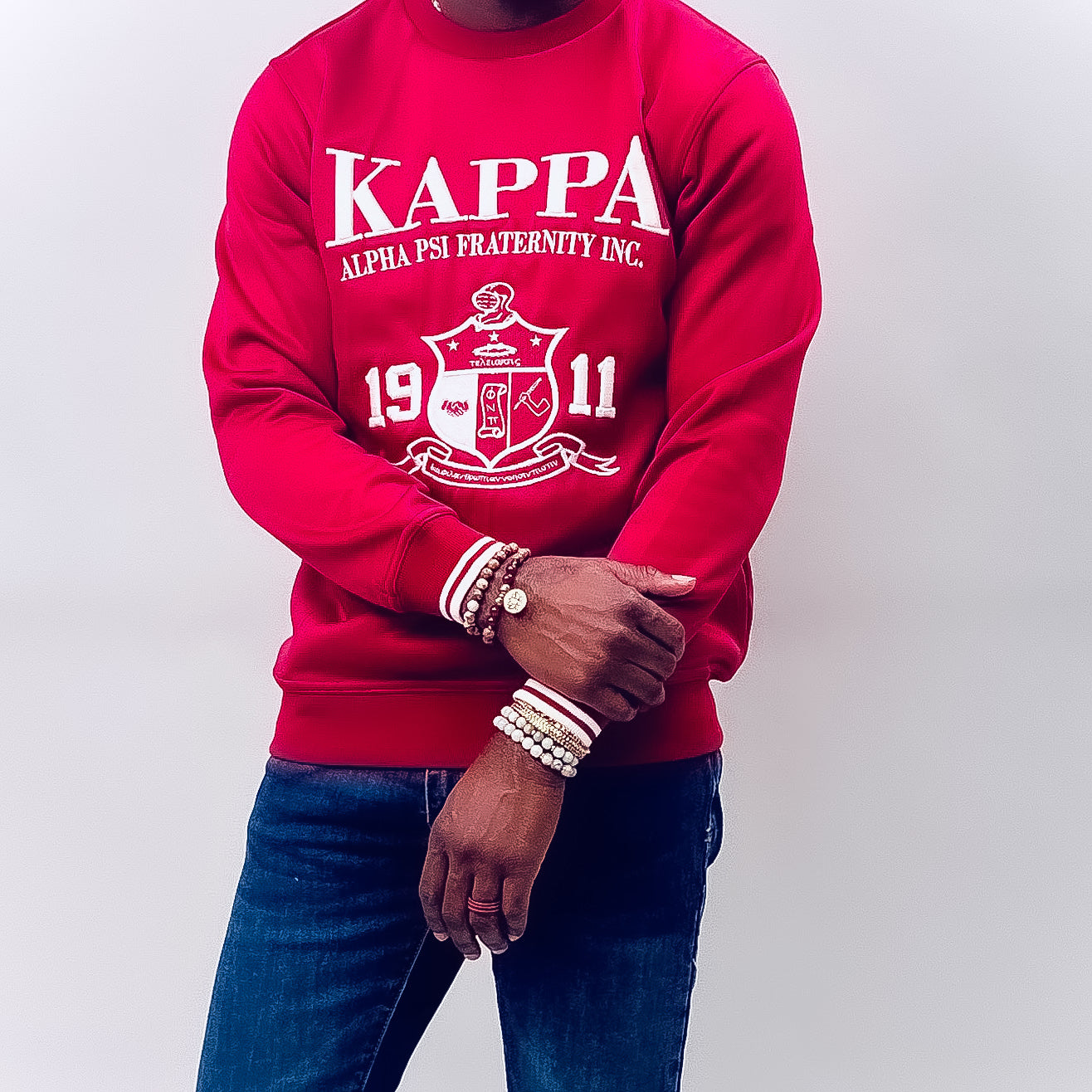 ΚΑΨ Crimson Stylish & Casual Sweatshirt Size