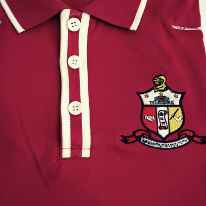 Kappa Alpha Psi Crimson Polo Shirt