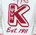 Big K "Phi Nu Pi” Cream Hoodie