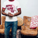 The Kappa Alpha Psi Shield Short Sleeve T-shirt is a stylish and comfortable option for Nupes looking to represent their brand. Made by the Nupe Kave, this t-shirt features a short sleeve design, perfect for everyday wear. Whether worn casually or dressed up, this shirt is a great choice for any member of the Kappa Alpha Psi fraternity.