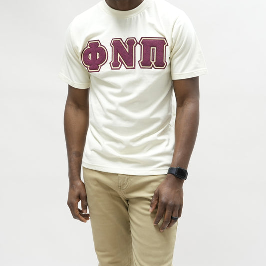 Kappa Alpha Psi Premium “Phi Nu Pi” Cream T Shirt