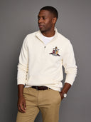 Kappa Alpha Psi Nupe Cream Quarter-Zip Sweatshirt for Comfortable Style and Versatility