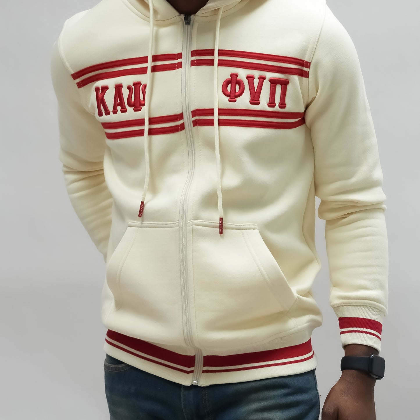 KAPsi Phi Nu Pi Cream Hoodie