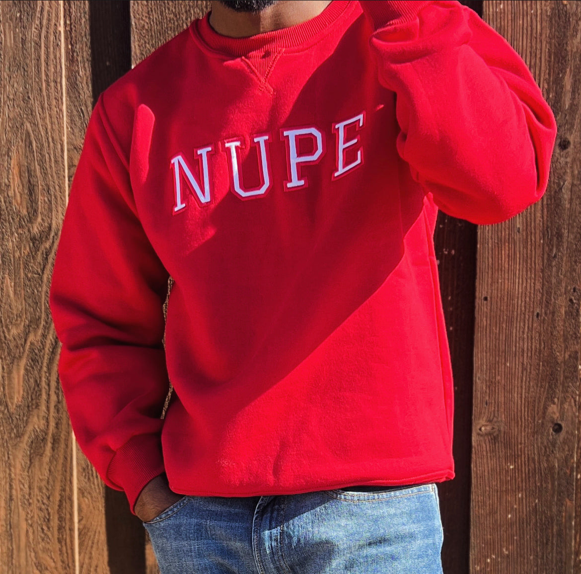 NUPE Embroidery Sweatshirt