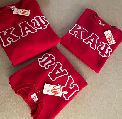 Kappa Alpha Psi Red Embroidery Sweater