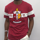 Kappa Alpha Psi Crimson Chenille Shield T Shirt