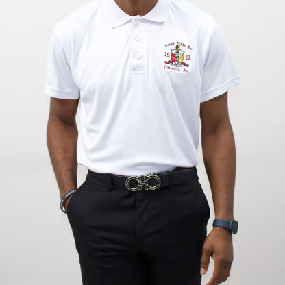 (Kappa Alpha Psi Crimson Polo Shirt Dri-Fit