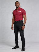 Kappa Alpha Psi Classic Fit Performance Polo Maroon Shirt