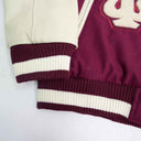 Kappa Alpha Psi Reverse Crimson and Cream Varsity Letterman