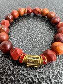 Kappa Alpha Psi Wooden Beaded Bracelet