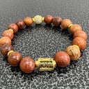 Kappa Alpha Psi Light Wooden Beaded Bracelet