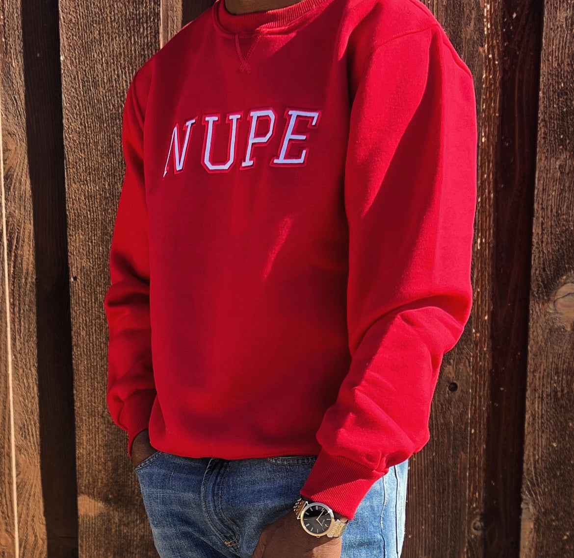 NUPE Embroidery Sweatshirt