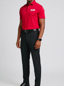 Kappa Alpha Psi Classic Fit Performance Polo Crimson Shirt
